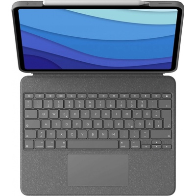 Logitech Combo Touch Tastatur ochranný kryt s klávesnicí DE Apple iPad 12.9 5. a 6. generace 920-010208