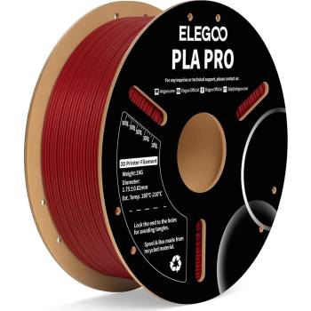 Elegoo PLA PRO -1.75mm-1KG-Cardboard Spool-Burgundy Red (50.203.0190)