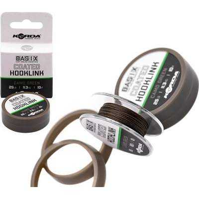 Korda Šňůra Basix Coated Hooklink Camo Green 10m 25lb – Zboží Mobilmania