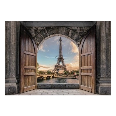 FT7618 vliesová fototapeta Výhľad na Eiffelovu vežu, rozmery 520cm x 318cm