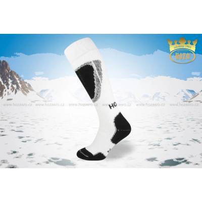 Hoza Thermo podkolenky pro arktické podmínky H4205 bílá černá