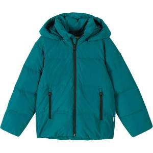 Reima Детско пухено яке Reima Kid's Down Jacket Paimio Down jacket - Dark Teal - размер 128 (EU) (703-4026-0715)