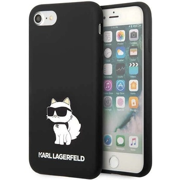 Image 1 of KARL LAGERFELD Karl Lagerfeld KLHCI8SNCHBCK Silicone Choupette калъф за Apple iPhone SE 2022/SE 2020/8/7, черен (KLD1450)