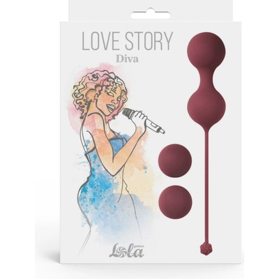 Lola Games Love Story Carmen Wine Red, sada vaginálnych guličiek