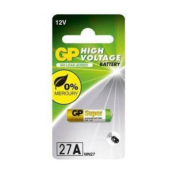 GP Batteries Алкална батерия gp 12 v 1 бр. в опаковка за аларми А27, gp-ba-27af-u1