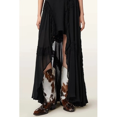 AllSaints асиметрична рокля от вискоза DORINA (W153DE)