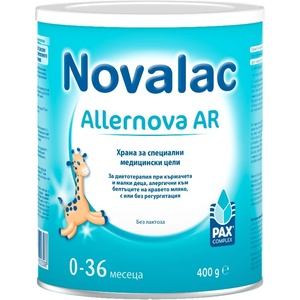 Medis Адаптирано мляко Novalac - Allernova AR, 400 g (3831061012308) - baby