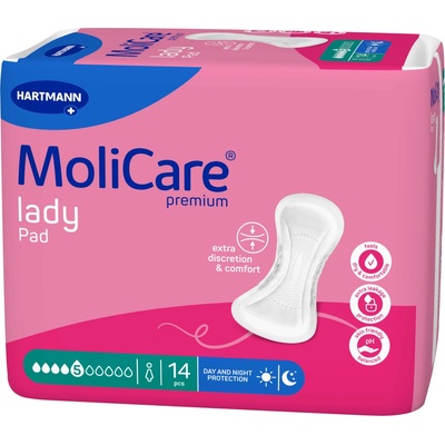 MoliCare Lady Pad inkontinenční vložky 5 kap.14 ks