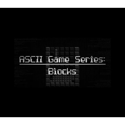 ASCII Game Series: Blocks