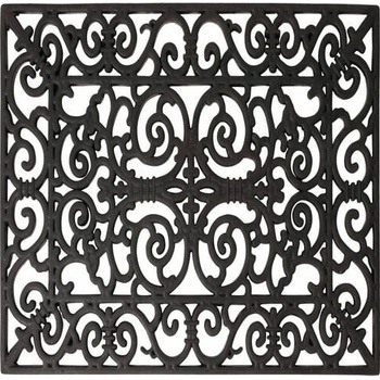 ESSCHERT DESIGN BEST FOR BOOTS obdelníková s ornamenty černá 70 x 45 cm