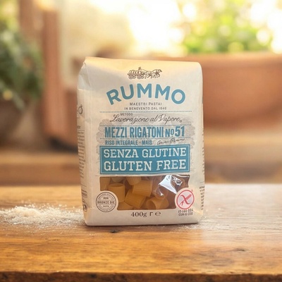 Rummo bezlepkové cestoviny Mezzi Rigatoni No.51 400 g
