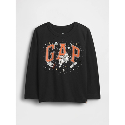 GAP Baby tričko s logom čierna