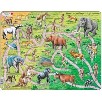 Image 1 of Larsen - Образователен пъзел - Eволюция - 83 части (HL3)