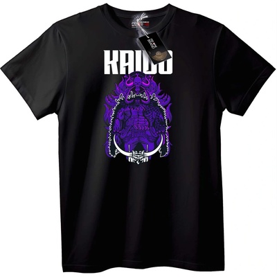 NOONEBRAND Тениска Kaijo Митично същество - L, Black