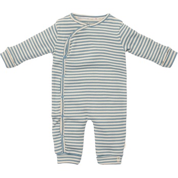 Little Dutch Бебешки гащеризон Little Dutch Forest Friends - Stone Blue, райе, 50 cm, 0-1 м (CL25224025)