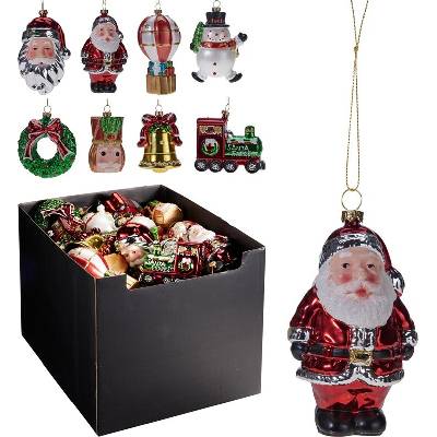 NENURODYTA_V Vánoční hračka na stromeček Deco, různé barvy, 11 cm