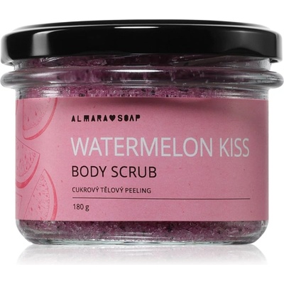 Almara Soap Body Scrub захарен скраб за тяло против целулит с аромат Watermelon Kiss 180 гр