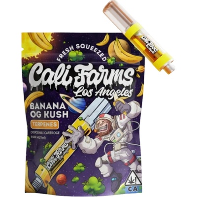 Califarms THC-X Vape náplň 1 ml Banana OG Kush