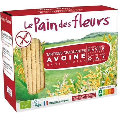 Le Pain des Fleurs Blumenbrot Křupavé ovesné plátky bio 150 g
