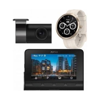 70MAI A800S-1 + RC06 4K + Maimo Watch WT2001 GPS GOLD Dash Cam