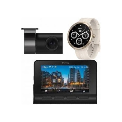 70MAI A800S-1 + RC06 4K + Maimo Watch WT2001 GPS GOLD Dash Cam