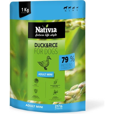 Nativia Adult Mini Duck & Rice 1 kg