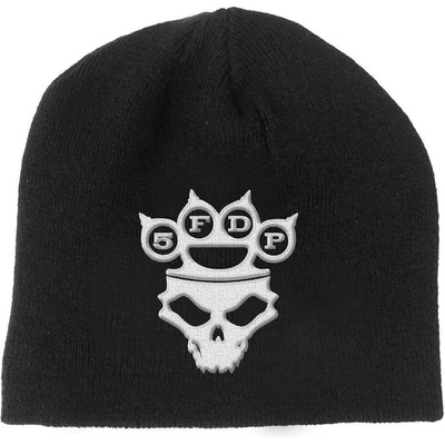 Rock Off Five Finger Death Punch Unisex Beanie Hat Knuckle-Duster Logo & Skull