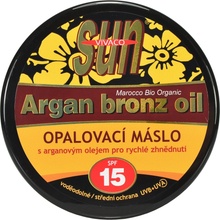 VIVACO Opalovací máslo s BIO arganovým olejem SPF 15 SUN VITAL 200 ml