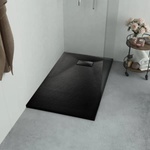 vidaXL SMC 90x90 cm квадратно черен (144779)