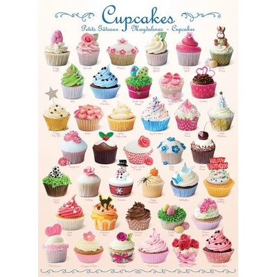 EUROGRAPHICS - Puzzle Cupcakes - 1 000 piese