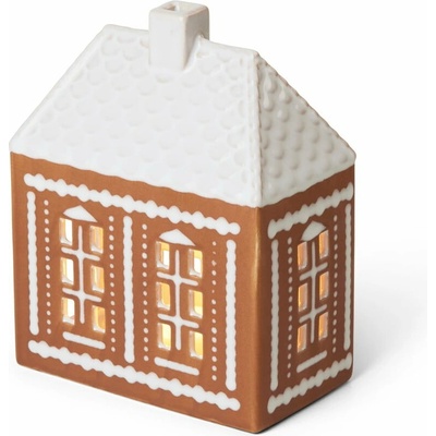 Keramický svietnik na čajovú sviečku Gingerbread Lighthouse – Kähler Design