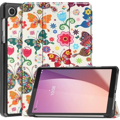Vsechnonamobil 56023 ART Zaklápěcí obal Lenovo Tab M8 4. generace 4th gen BUTTERFLIES