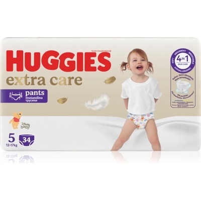 Huggies Extra Care Pants Size 5 еднократни пелени гащички 12 - 17 kg 34 бр