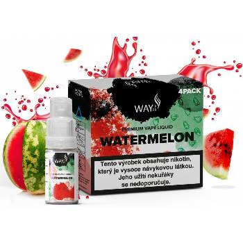 WAY to Vape Watermelon 4 x 10 ml 6 mg