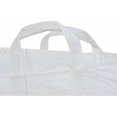 Pytel BigBag TSF2, 68x35x46 cm, PP, 2 uši, bílý, stahovací pytel, ploché dno, max. 100 kg, zahrada
