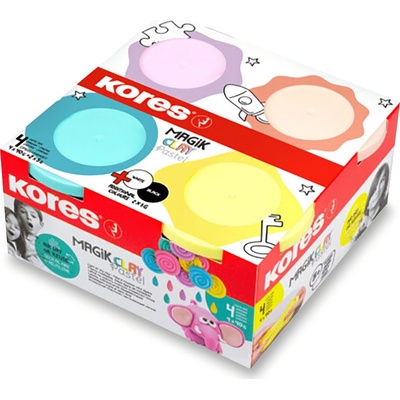 Kores MAGIC CLAY PASTELKY 4 farby