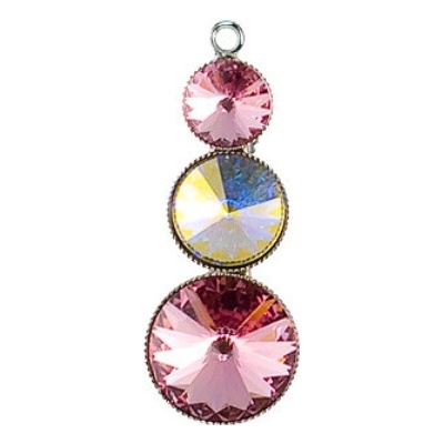 Klimm Přívěsek s křišťály Swarovski Elements Světle růžový 4702