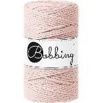 Bobbiny 3PLY Macramé Rope 3 mm 100 m Pastel Pink юта (TS-E046)