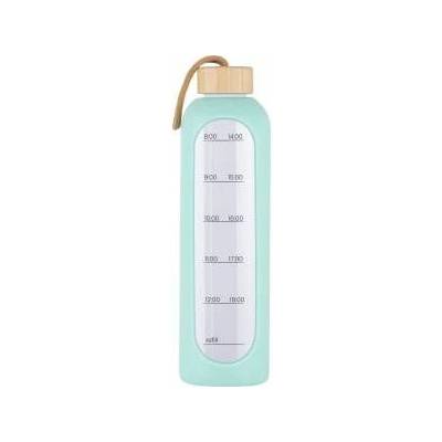 Glass bottle KiCA Hydro Glass 1000 ml - green