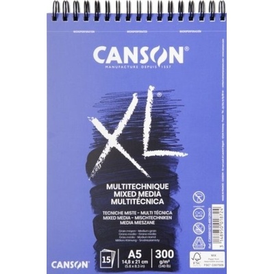Canson Sp XL Mixed Media Textured Скицник 15 A5 300 g (C200001872)