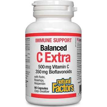 Natural Factors Immune Support Balanced C Extra, 90 капсули, Natural Factors