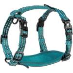 alcott Adventure harnesses - нагръдник за куче Адвенчър, син, размер M: 18 см дължина, 35-50 см шия, 58-65 см гръден кош, ширина на лентата 2 см - HSMDBL