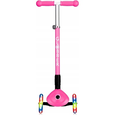 Globber Primo Foldable Lights růžová
