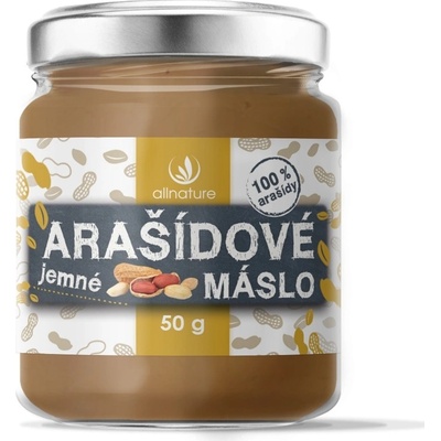 Allnature Arašídové máslo jemné 50 g