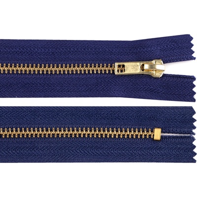 Prima-obchod Kovový zip No 5 délka 18 cm (jeansový), barva 330 modrá tmavá