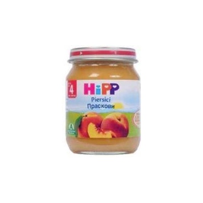 HiPP Пюре Hipp, Био праскови 125 гр, 9062300129103
