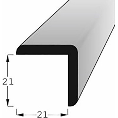 Lišta rohová vnější borovice 21x21mm, délka 240cm