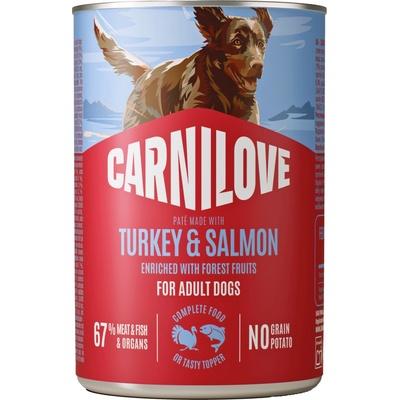 Carnilove paté Made with Turkey & Salmon 400 g
