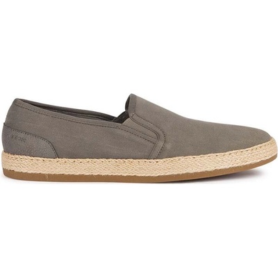 Espadrilky Geox U PANTELLERIA šedé