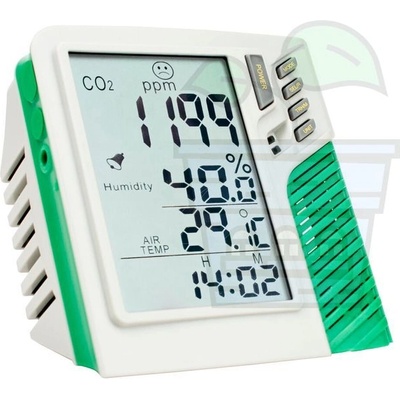 CO2 Meter with Temperature and Humidity - Настолна измервателна станция за въглероден диоксид, температура и влажност (610931)